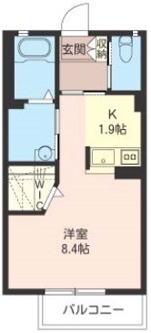 エトワール　Ｂ 00102号室 間取り