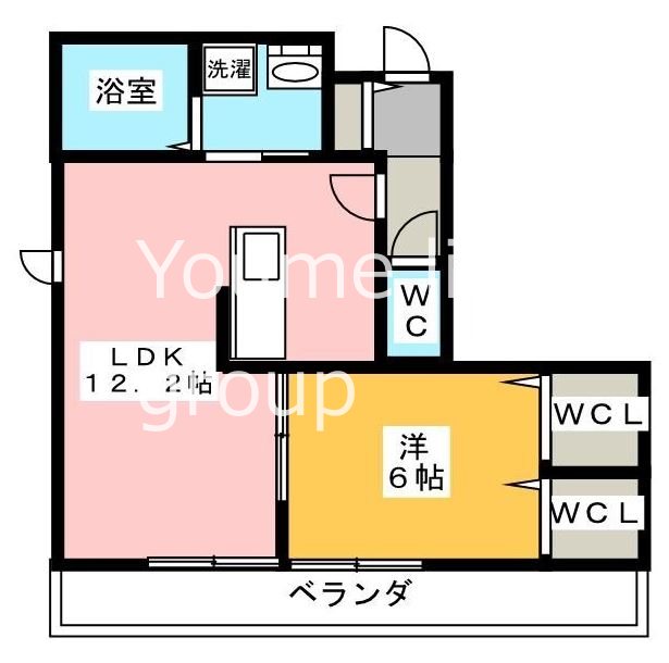 PARK FRONT 湘南 205号室 間取り