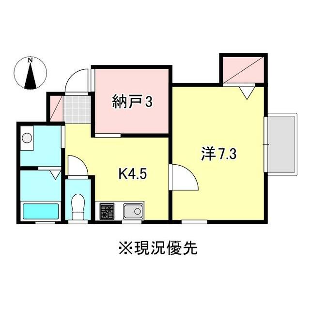 ウイルART 102号室 間取り