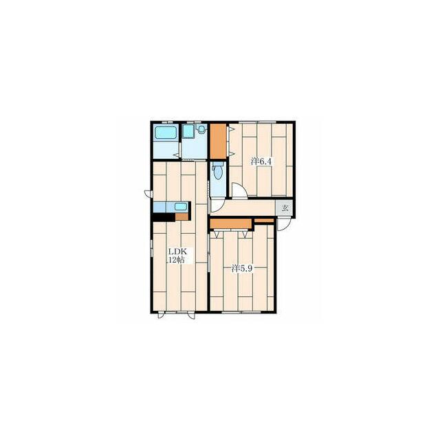 ガーデンヒルズ 201号室 間取り