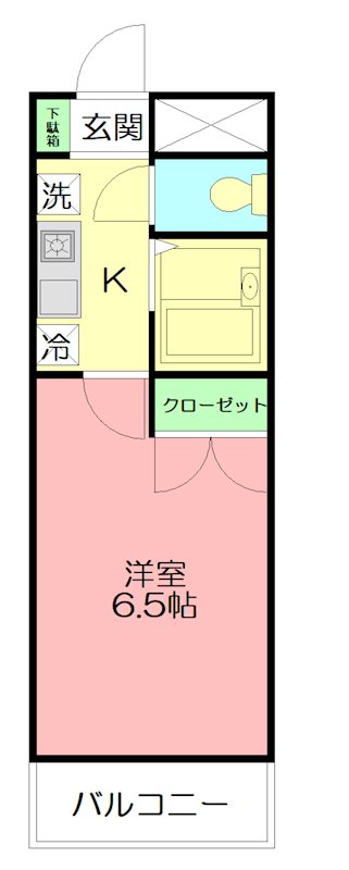 ハイツ井上Ⅱ 402号室 間取り