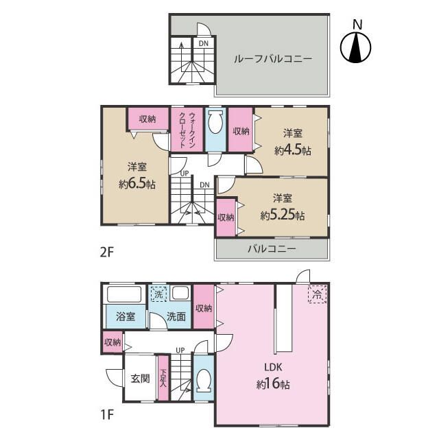 東海岸南6丁目貸家 間取り