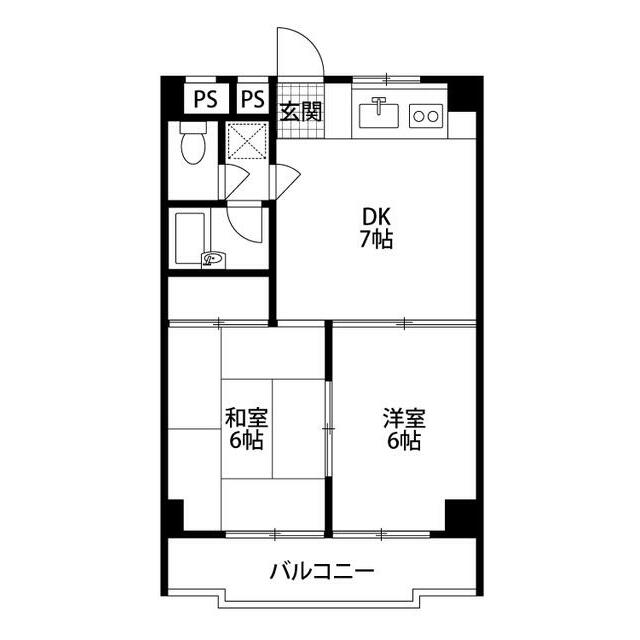 アミニティ栄 305号室 間取り