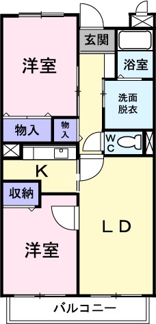 ラ・セラ・イースト 101号室 間取り