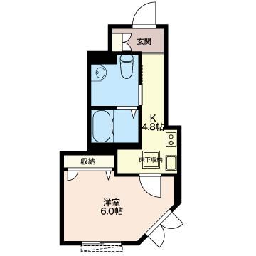 ソラーナ 102号室 間取り