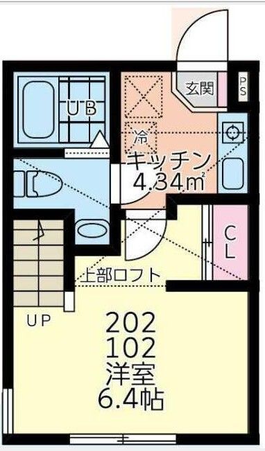 FINEST SAKURAGAOKA 102号室 間取り