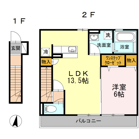 サンロイヤル　Ⅱ 202号室 間取り