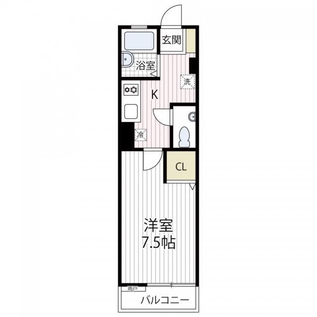 ヴェーラ赤坂 203号室 間取り
