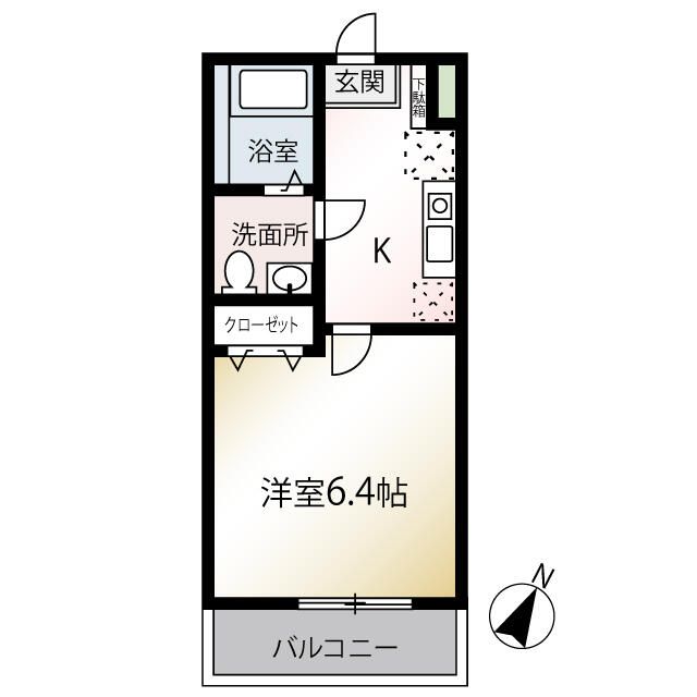 ＭＱｕａｒｔｏ湘南海岸公園Ⅱ 102号室 間取り