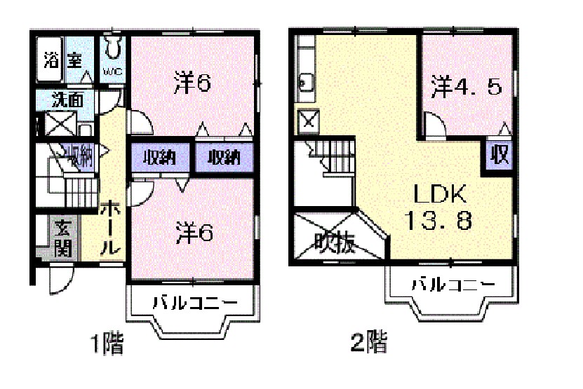 パークソフィアＡ 102号室 間取り
