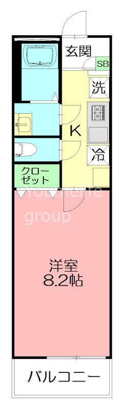 Laguna湯河原 305号室 間取り