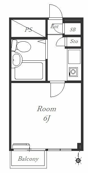 湘南ヒルズ 504号室 間取り