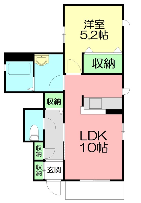 シャーメゾン湘南 00103号室 間取り
