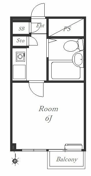湘南ヒルズ 509号室 間取り