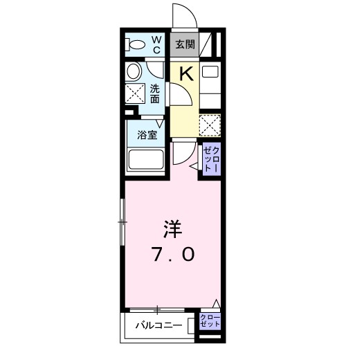ルピナス　戸塚 202号室 間取り