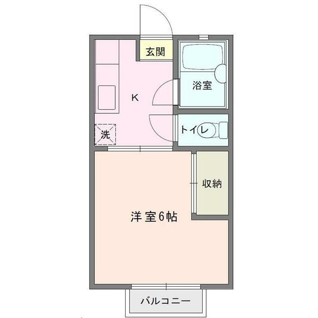 ロイヤル湘南 105号室 間取り