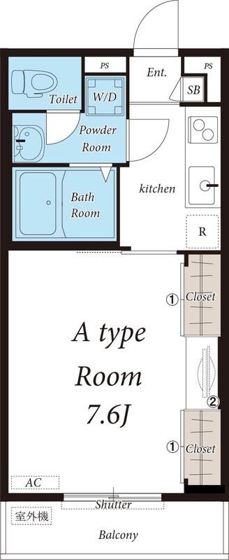 リブリ・藤沢川名 303号室 間取り