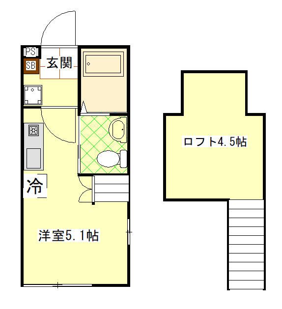 アルトゥーラ戸塚 201号室 間取り