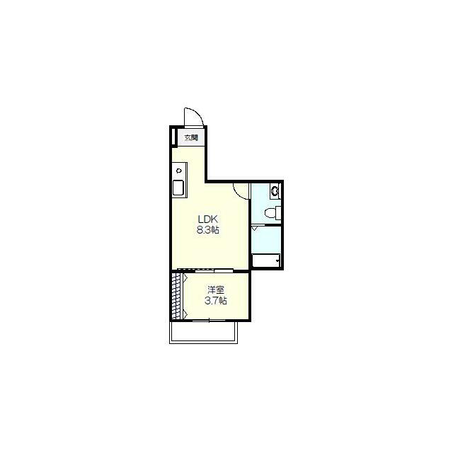 ひなたと春風のラテ 301号室 間取り