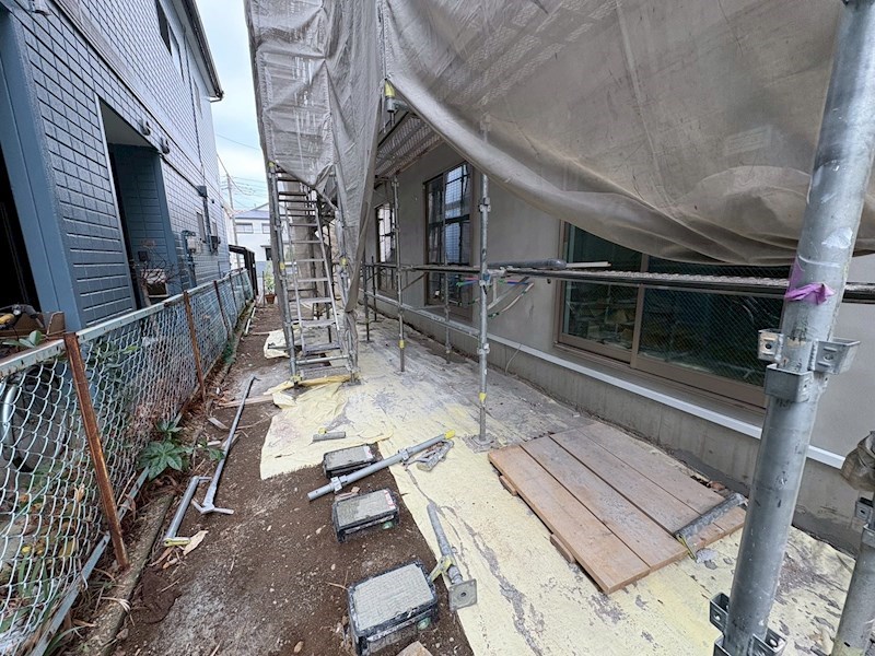 ひなたと春風のラテ ベランダ