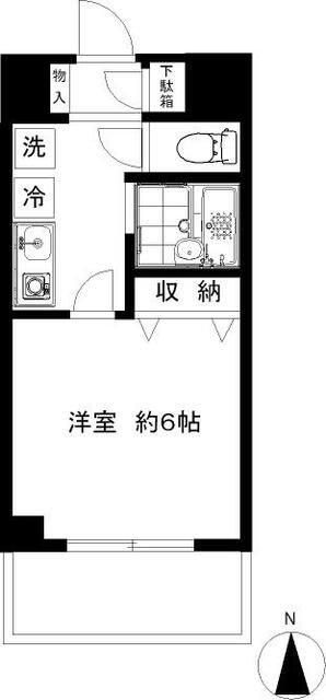 ルート藤沢 403号室 間取り