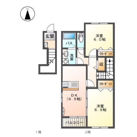 サン　フォレスタ　Ｂ 間取り