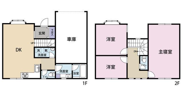 紅が谷テラスハウス 102号室 間取り
