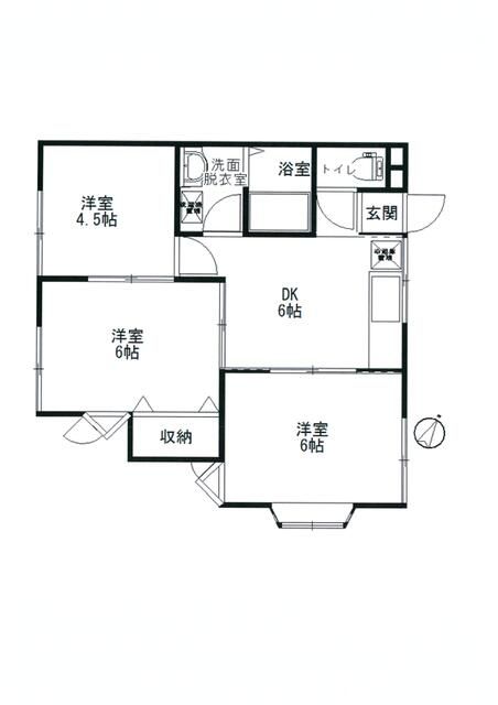 アリーナ第1 201号室 間取り
