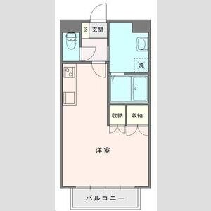 アイリス湘南 102号室 間取り