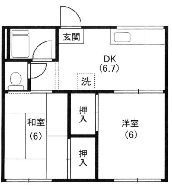 ＢＡＩＫＯＵＥＮ　ＪＡＰＡＮ　レジデンス　三田南 102号室 間取り