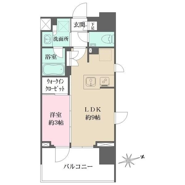 グレーシアフィット藤沢鵠沼 403号室 間取り