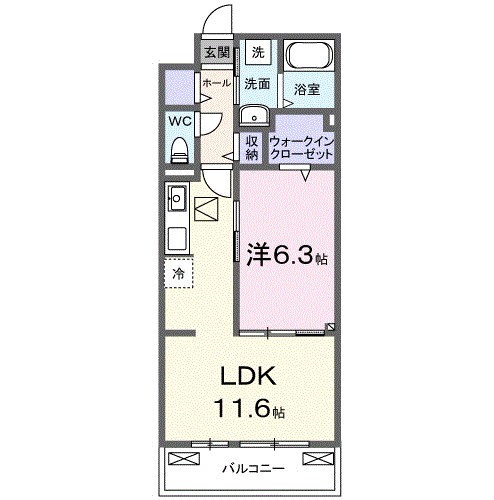 ティ・ワイ レジデンス 103号室 間取り