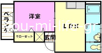メモリア平塚 203号室 間取り