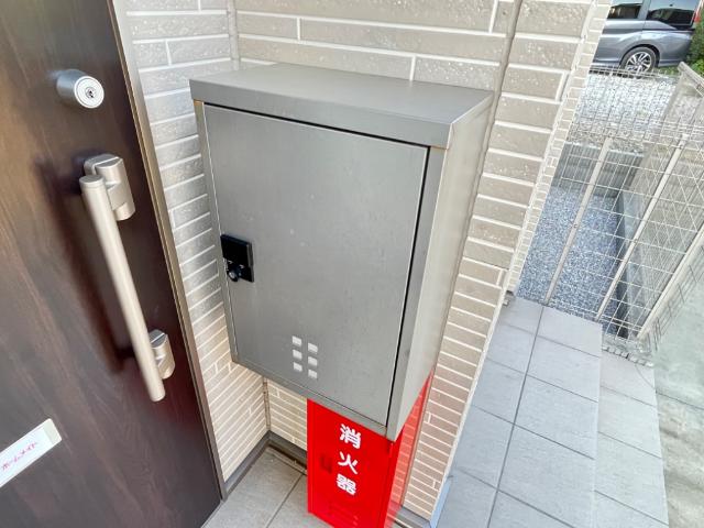 厚木市下川入新築アパート ベランダ