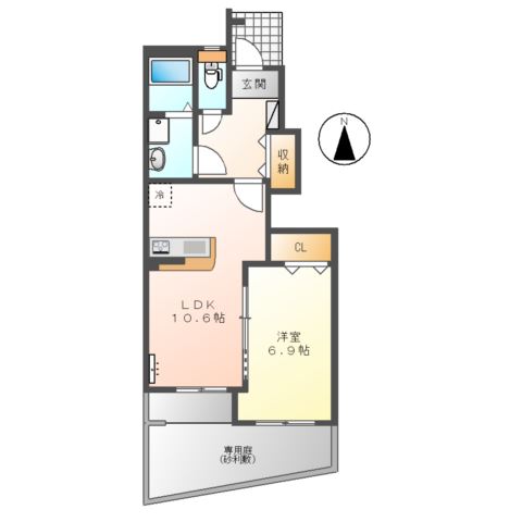 エレガンスOISO 間取り