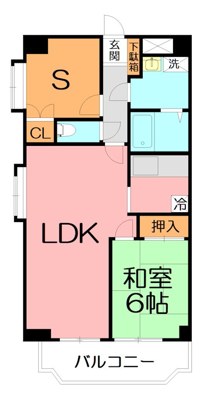 カサグランデ湘南  101号室 間取り