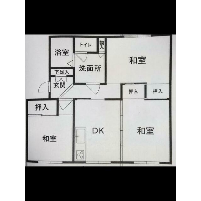 くず葉団地１号棟 305号室 間取り