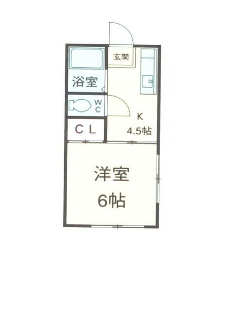 ピュアタウン東海大学駅前 205号室 間取り