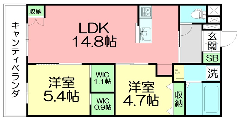 仮)中町2丁目メゾン 202号室 間取り