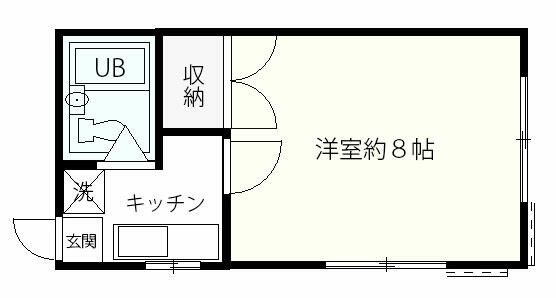 ティモンあさひ 101号室 間取り