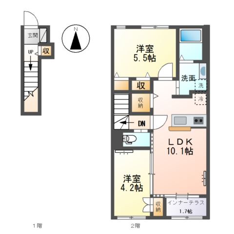 ピュアⅡ 間取り