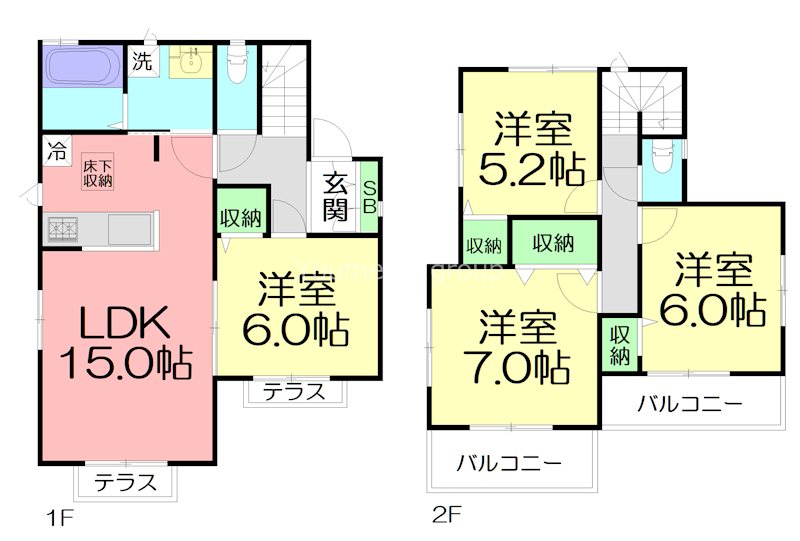 Sumai-to厚木市三田01 間取り