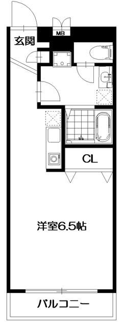 プルミエール湘南 2D号室 間取り