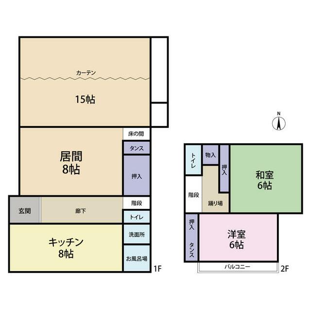 玉縄5丁目貸家 間取り