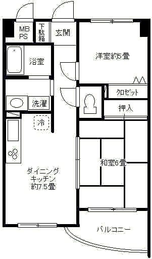 エヌエフ東戸塚 103号室 間取り