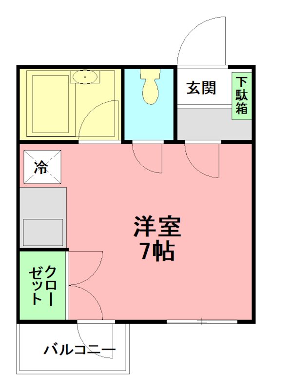 うさみハイツ 202号室 間取り