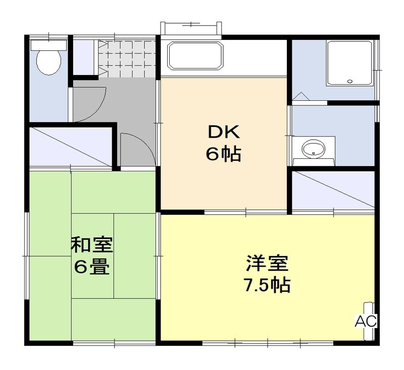 三上貸家 間取り