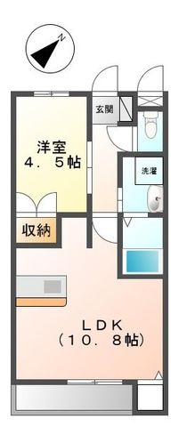 ソワール鎌倉 103号室 間取り