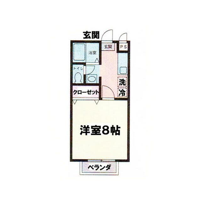 ベルフラワー 102号室 間取り