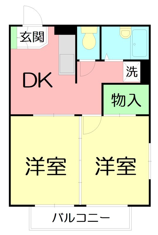 SHONAN 101号室 間取り